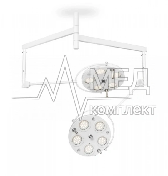Светильник хирургический потолочный FotonFLY 6M/6M двухкупольный бестеневой