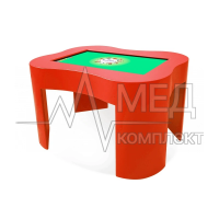 Детский интерактивный стол KidTouch 27P красный