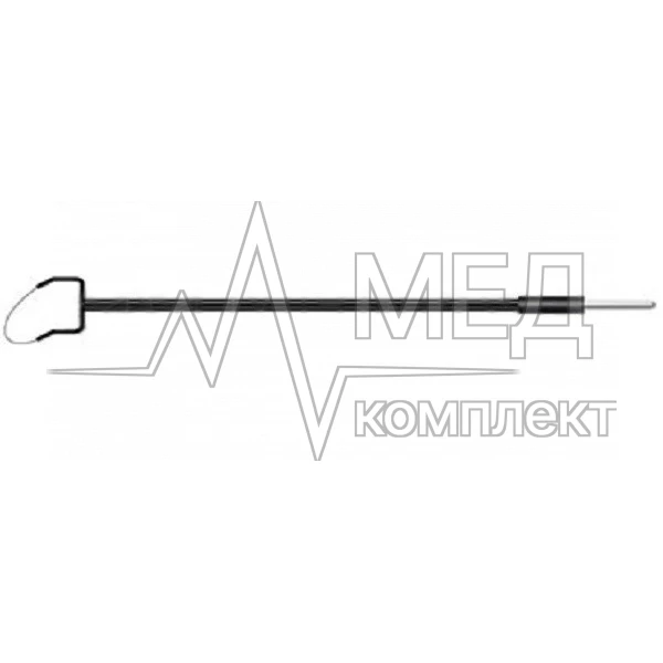 Электрод-аденотом монополярный для ЛОР-практики ФОТЕК 18х0,2 мм нержавеющая сталь, прямой стержень, разъем 1,6 мм