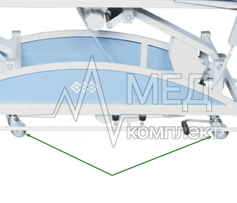 Выдвижные ролики (колеса) к кушеткам BTL-1300 и BTL-1300 Bobath