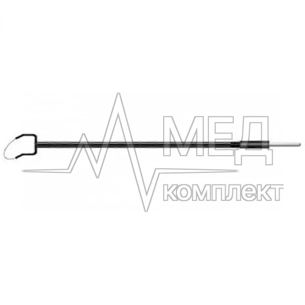 Электрод-аденотом монополярный для ЛОР-практики ФОТЕК 14х0,2 мм нержавеющая сталь, прямой стержень, разъем 1,6 мм