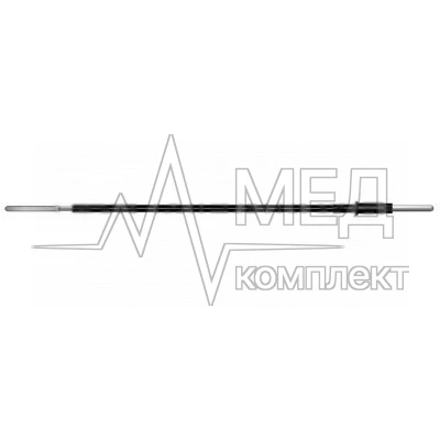 Электрод-нож прямой монополярный ФОТЕК сечение 2х0,5 мм удлиненный стержень, разъем 2,4 мм