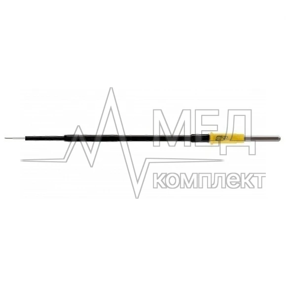 Игольчатый монополярный электрод микродиссекционный прямой вольфрамовый ФОТЕК длина 80 мм, разъем 2,4 мм