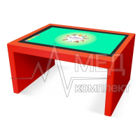 Детский интерактивный стол KidTouch 43P красный