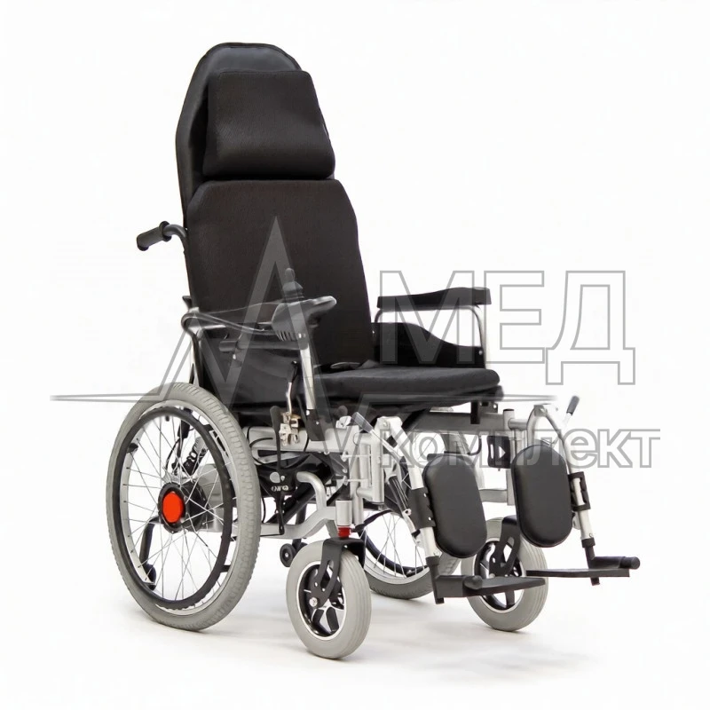 Кресло-коляска с электроприводом МЕТ COMFORT 42 аккумулятор 20 АН