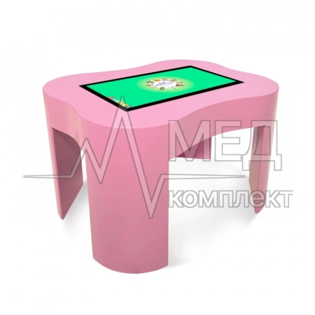 Детский интерактивный стол KidTouch 24P розовый (NextPink)