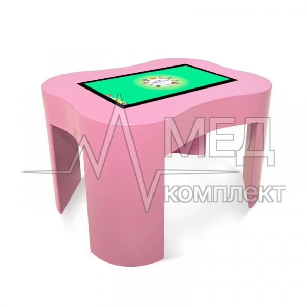 Детский интерактивный стол KidTouch 24P розовый (NextPink)