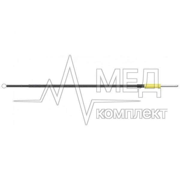 Электрод-петля круглый для ЛОР-практики монополярный ФОТЕК 3х0,1 мм прямой удлиненный стержень, разъем 1,6 мм