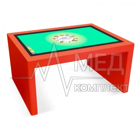 Детский интерактивный стол KidTouch 43P красный