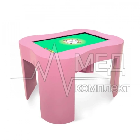 Детский интерактивный стол KidTouch 27P розовый (NextPink)