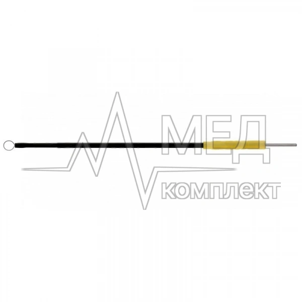 Электрод-петля круглый монополярный ФОТЕК вольфрам 5х0,2 мм прямой удлиненный стержень, разъем 1,6 мм