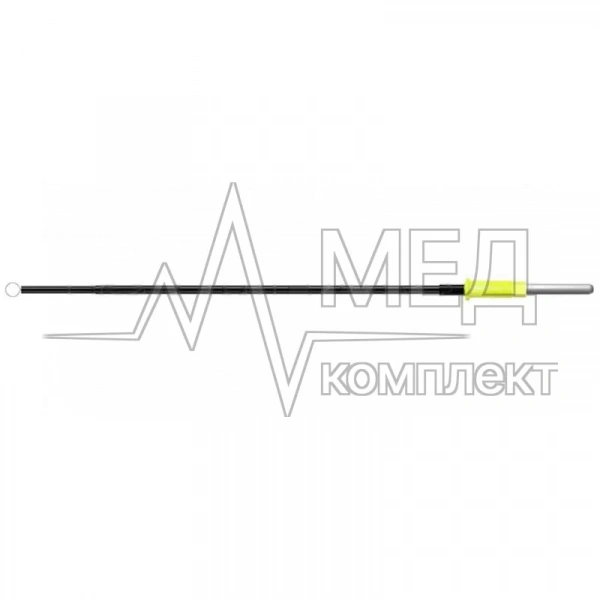 Электрод-петля круглый для ЛОР-практики монополярный ФОТЕК 3х0,15 мм прямой удлиненный стержень, разъем 2,4 мм