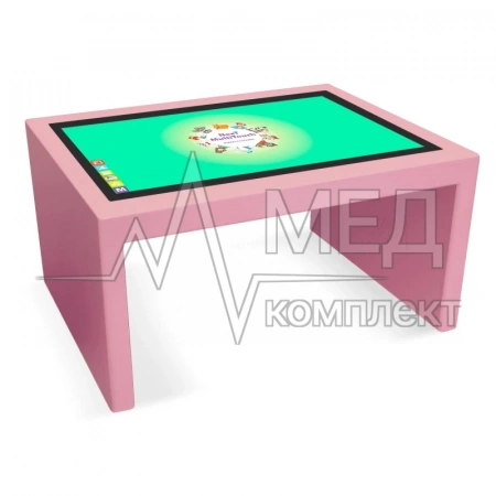 Детский интерактивный стол KidTouch 43P розовый (NextPink)