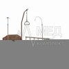 Кровать-кресло с "ушками" для сна в положении сидя МЕТ REALTA с регулировкой высоты, с переворотом и туалетом (с матрасом)