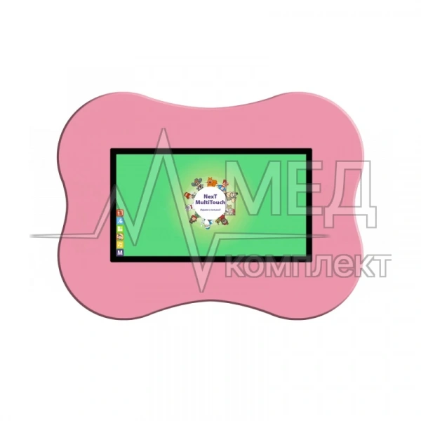 Детский интерактивный стол KidTouch 24P розовый (NextPink)