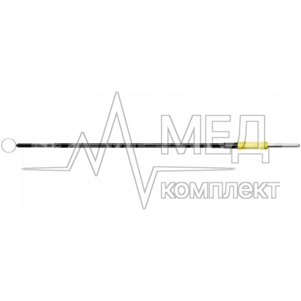 Электрод-петля круглый монополярный ФОТЕК вольфрам 6,35х0,2 мм прямой удлиненный стержень 100 мм, разъем 1,6 мм