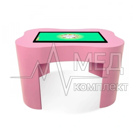 Детский интерактивный стол KidTouch 24P розовый (NextPink)
