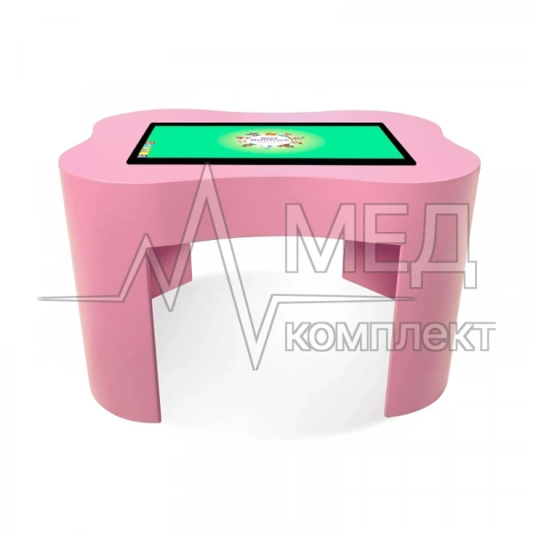 Детский интерактивный стол KidTouch 24P розовый (NextPink)