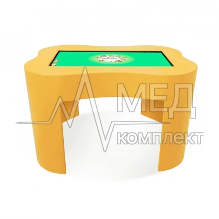 Детский интерактивный стол KidTouch 27P желтый