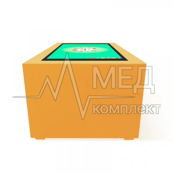 Детский интерактивный стол KidTouch 43P желтый