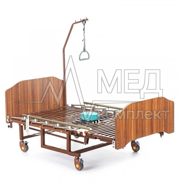 Электрическая фукциональная кровать для лежачих больных МЕТ REVEL XL с переворотом и туалетом, с широким ложе 120 см