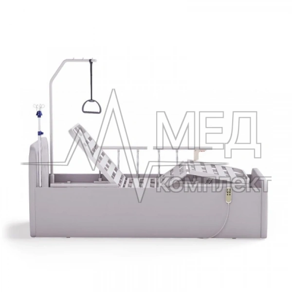 Кровать медицинская электрическая МЕТ OMEGA-7 HOME, каркас обтянут тканью