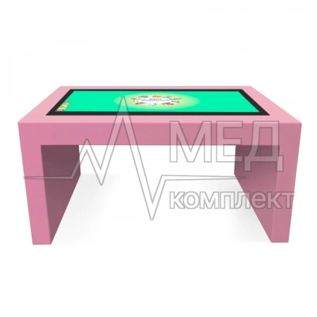 Детский интерактивный стол KidTouch 43P розовый (NextPink)