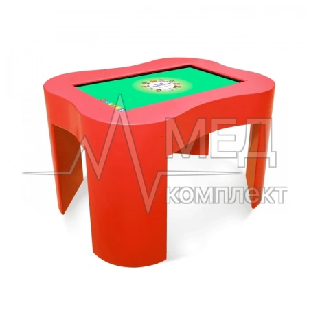 Детский интерактивный стол KidTouch 27P красный