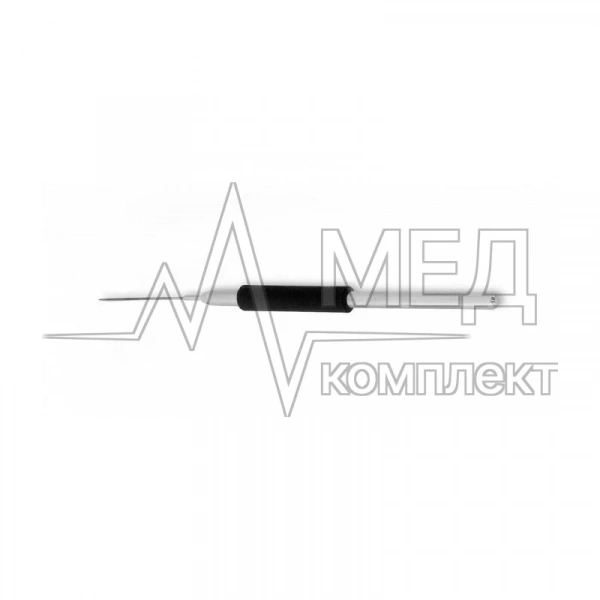 Игольчатый прямой изолированный монополярный электрод ЛОРГЕ 0,5 мм вольфрамовый, длина 70 мм, прямой стержень, разъем 2,4 мм