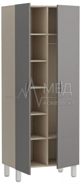 Шкаф медицинский двухстворчатый 7 полок Меделия М-ШП-80/45 (УДСП)