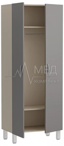Шкаф медицинский двухстворчатый 2 полки Меделия М-ШП-80/45 (УДСП)