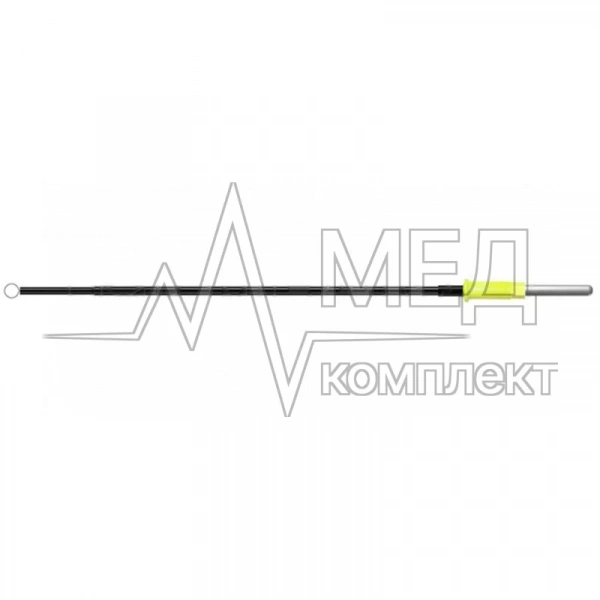 Электрод-петля круглый для ЛОР-практики монополярный ФОТЕК 3х0,1 мм прямой удлиненный стержень, разъем 2,4 мм