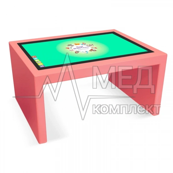 Детский интерактивный стол KidTouch 43P коралловый (NextKoral)