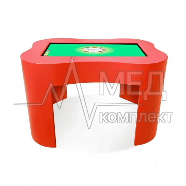 Детский интерактивный стол KidTouch 27P красный