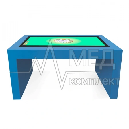 Детский интерактивный стол KidTouch 43P голубой