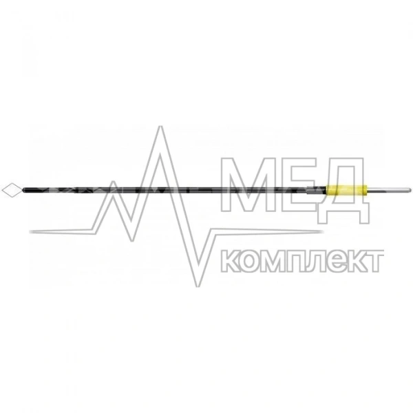 Электрод-петля ромбовидный монополярный ФОТЕК 4,76х0,2 мм прямой удлиненный стержень 100 мм, разъем 1,6 мм