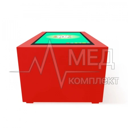Детский интерактивный стол KidTouch 43P красный