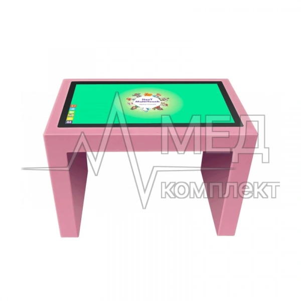 Детский интерактивный стол KidTouch 32P розовый (NextPink)