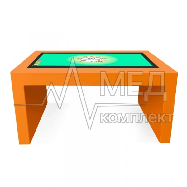 Детский интерактивный стол KidTouch 43P оранжевый
