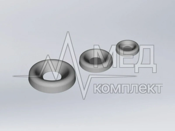 Комплект КПП-26 для позиционирования головы на кольцевых подголовниках операционного стола МЕДИН