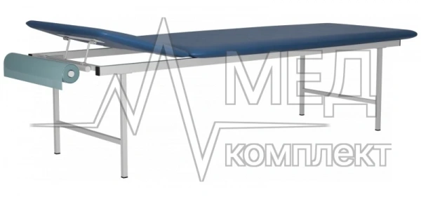 Кушетка медицинская смотровая Меделия МКР-1 разборная с держателем для простыней (нержавеющая сталь)