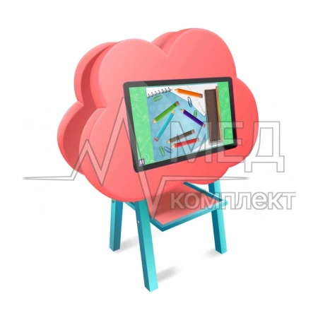 Детский интерактивный комплекс KidCloud 27P (2 экрана) персиковый (NextPeach)