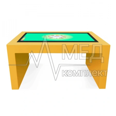 Детский интерактивный стол KidTouch 43P желтый