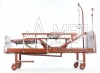 Медицинская кровать Med-Mos Е-8 MM-118ПЛН (2 функции) ЛДСП с полкой и обеденным столиком