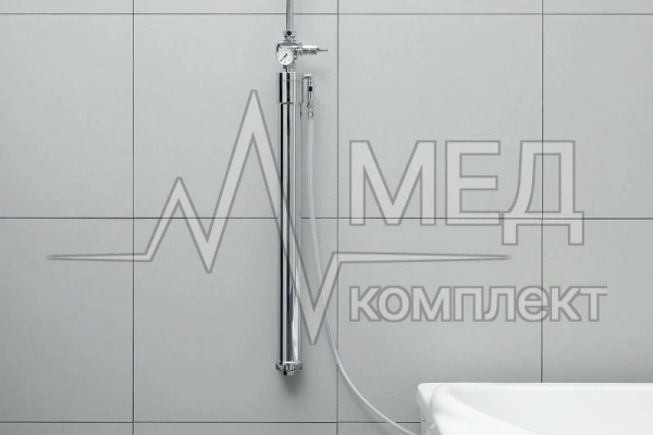 Аппарат для насыщения пресной воды углекислым газом Unbescheiden 1.22-1, 20 л/мин, сатуратор медицинский настенный, единовременное насыщение до 2-х водолечебных ванн
