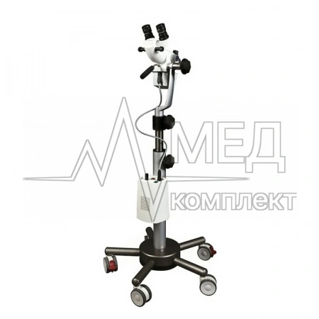Кольпоскоп MEDBRIBOR Прима К 45 с бинокулярным тубусом 45° на прямом штативе