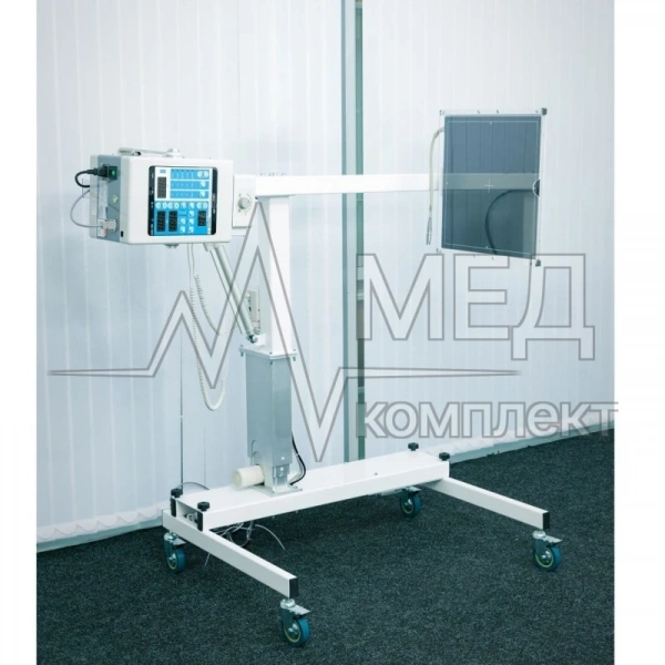 Палатный цифровой рентгеновский аппарат Medical Econet meX+100 с плоско-панельным детектором Rayence 1417 WCC (Wi-Fi)