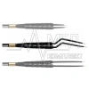 Пинцет биполярный прямой антипригарный BOWA NON-Stick-Gold сферическая рукоятка, длина 180 мм, наконечники прямые 0,3 мм, разъем евростандарт