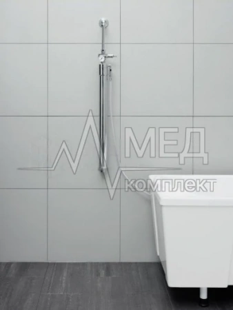 Аппарат для насыщения пресной воды углекислым газом Unbescheiden 1.22-1, 20 л/мин, сатуратор медицинский настенный, единовременное насыщение до 2-х водолечебных ванн