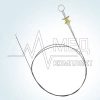 Захватывающие щипцы с 3 зубцами с прямым крючком Wilson в металлическом тубусе 2,8x2,4х2300 мм, многоразовые